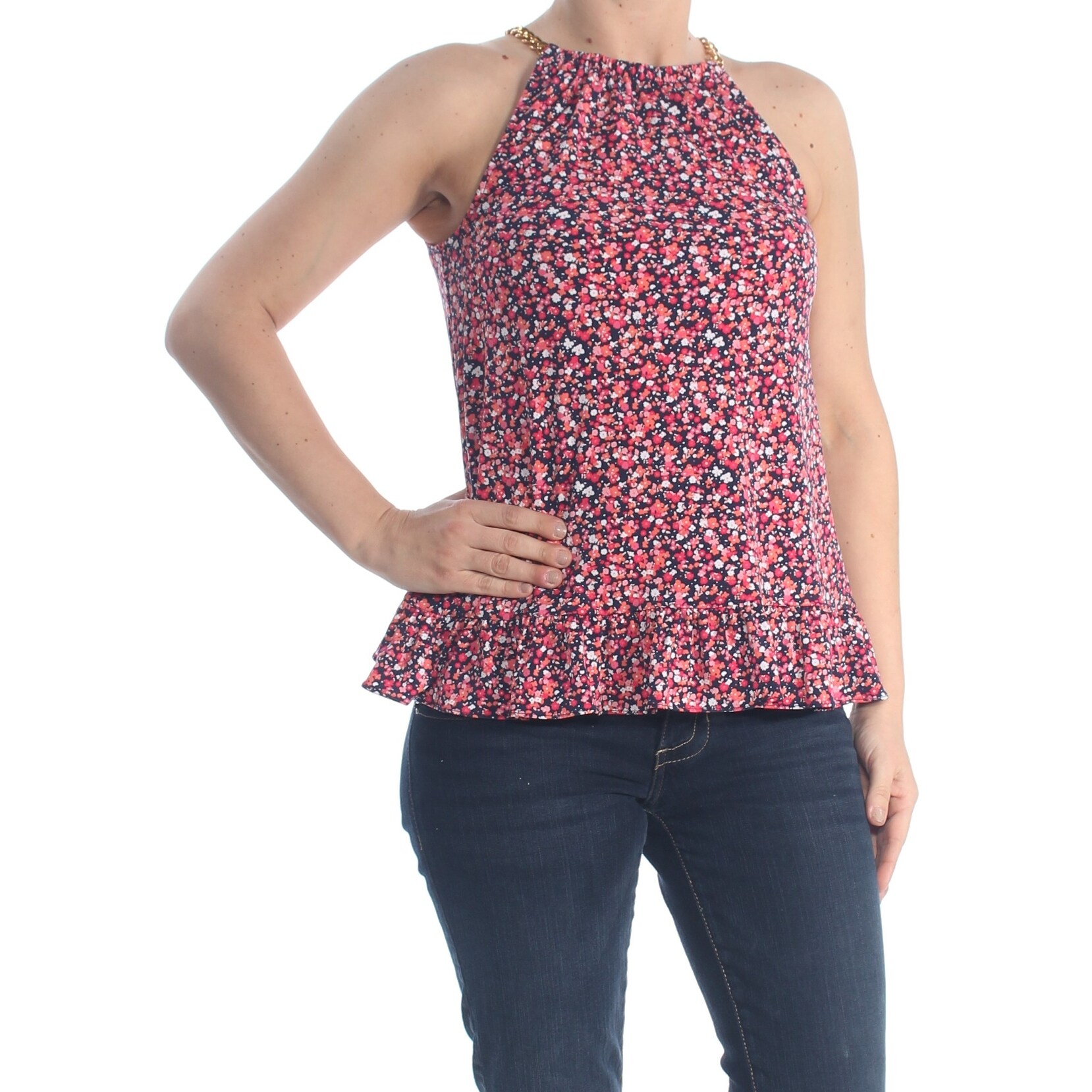 michael kors shirts womens navy