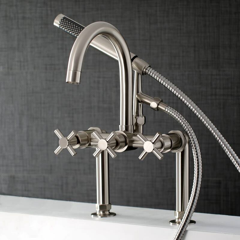 Concord 7-Inch Deck Mount Clawfoot Tub Faucet
