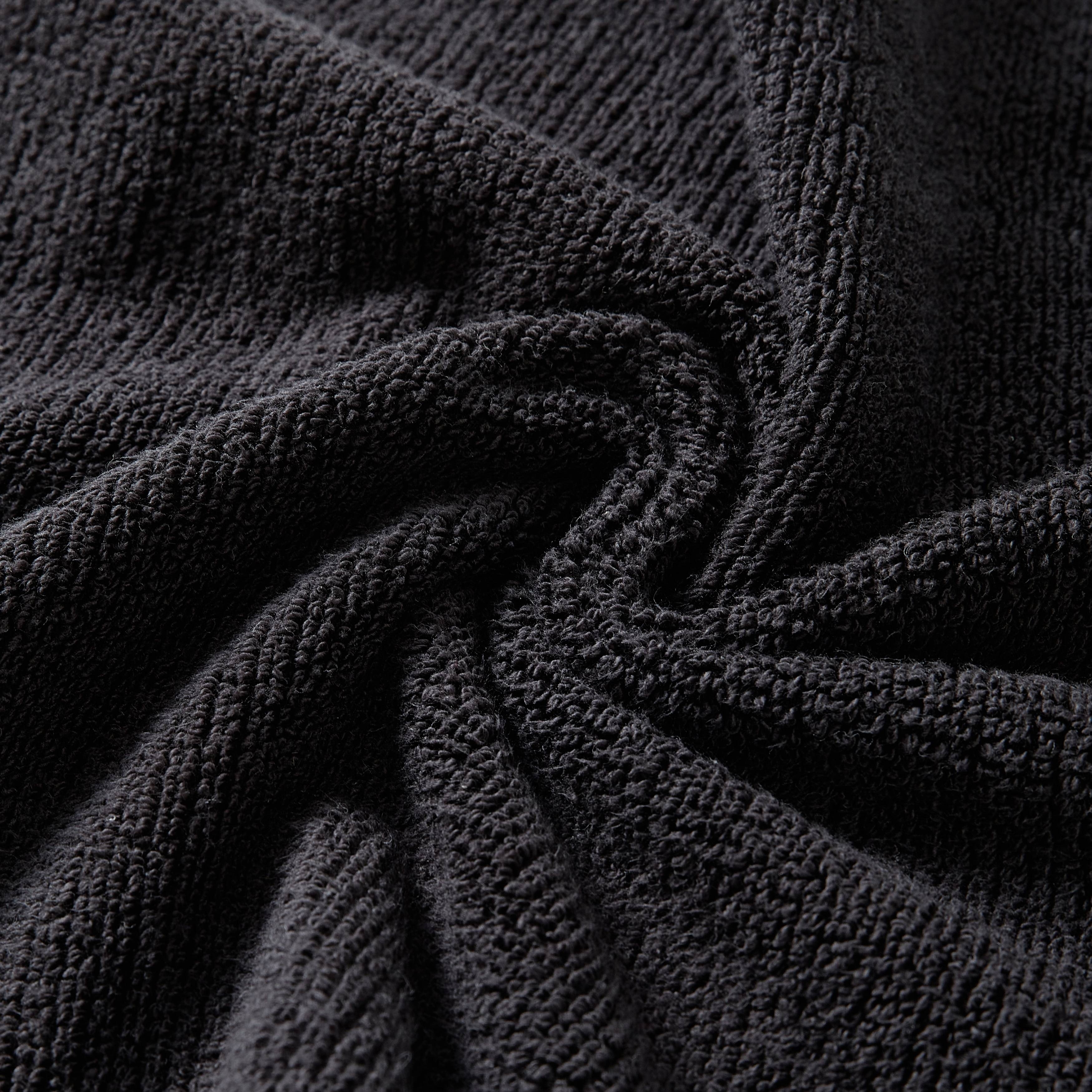 Vera Wang Sculpted Pleat Solid Cotton Multi Size Towel Set - On
