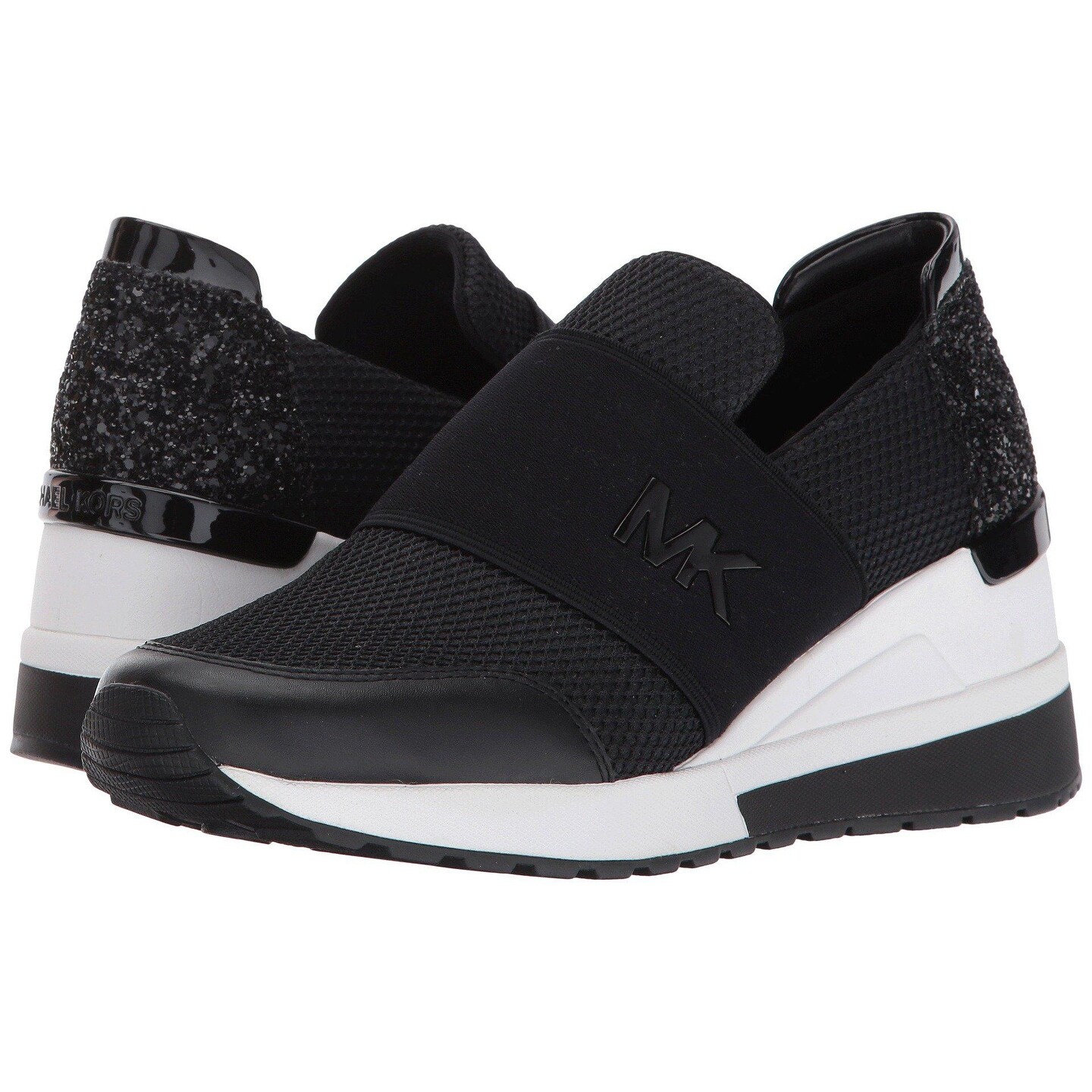 michael kors slip on womens black