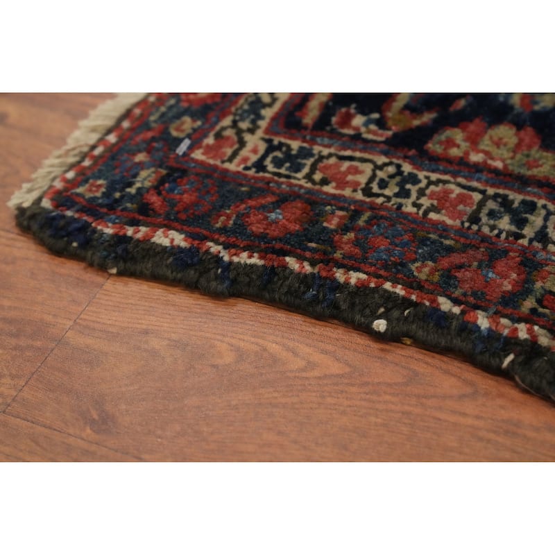 Hand Knotted Oriental 100% Wool Carpet Traditional All-Over Oranges & Rust Heriz Area Rug - 11' 4'' X 8' 11''