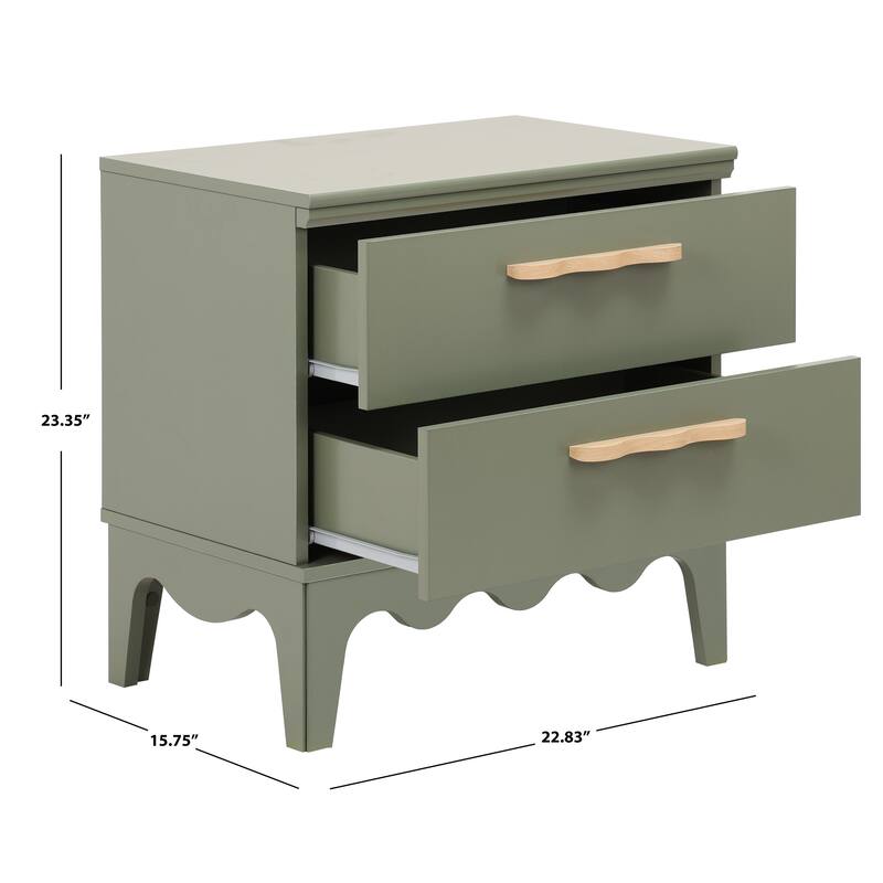 SAFAVIEH Home Lovette 2-Drawer Nightstand