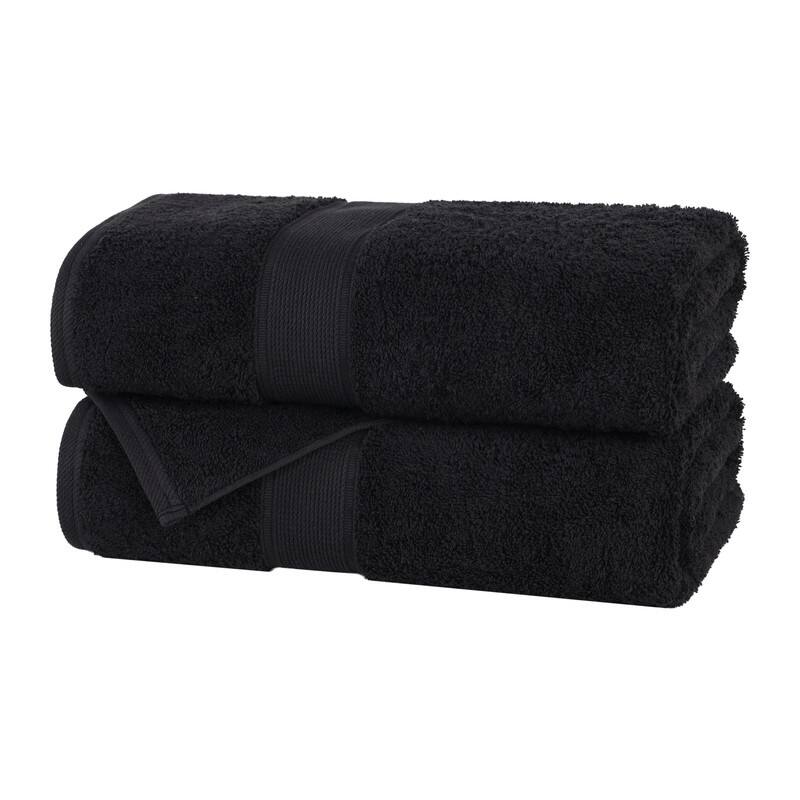 Superior Oregon Organic Cotton Solid Bath Sheet, Set of 2