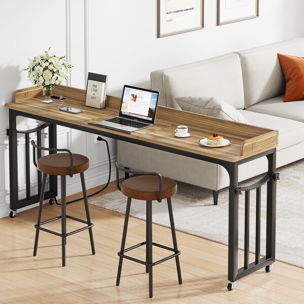 71 inch Overbed Table with Height Adjustable Queen Size Bed Table Bed Bath Beyond 41528715