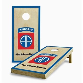 82nd Airborne Division Cornhole Game (Choose Wraps or Boards)