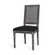 preview thumbnail 5 of 10, Regina French Country Wood and Cane Upholstered Dining Chair (Set of 6) by Christopher Knight Home