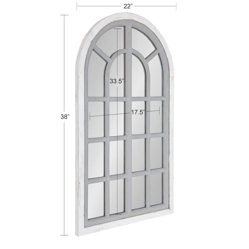 Kate and Laurel Boldmere Rustic Arch Wall Mirror