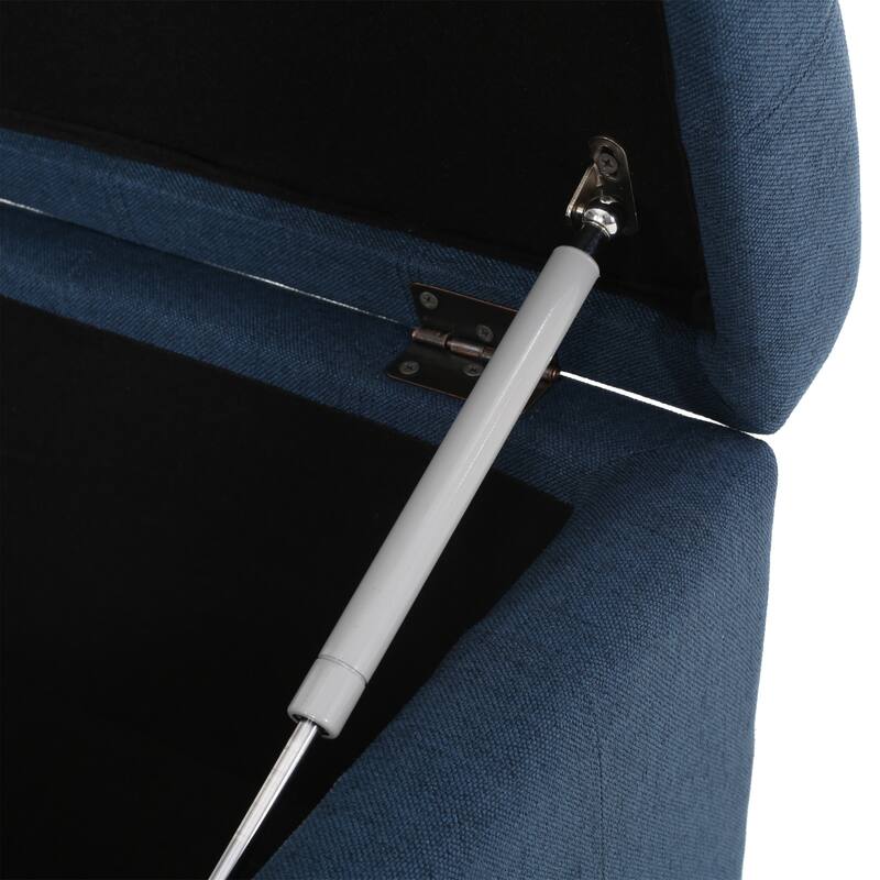 Entryway Footrest Seat with Safety Hinges, Leisure Stool Storage Bench, Exquisite Bedroom End of Bed Bench Corridor Stool