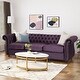 preview thumbnail 10 of 14, Somerville Chesterfield Tufted Velvet Sofa by Christopher Knight Home