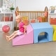preview thumbnail 5 of 4, Toddler Foam Climbing Blocks - 4PCS Soft Indoor Play Set, Anti-Slip - Pink