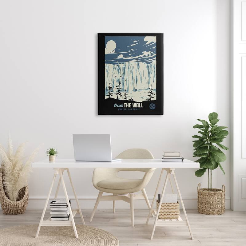 Stupell Winter Has Come Fantasy Landscape Stretched Canvas Wall Art, Design by Matheus Lopes Castro