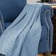 Basketweave All-Season Bedding Cotton Blanket by Superior