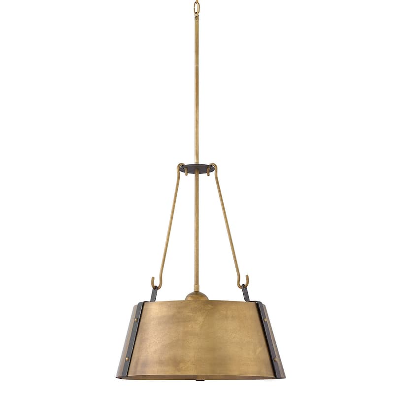 Hinkley Lighting Cartwright 3 Light 19-1/2" Wide Pendant - Rustic Brass