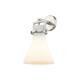 Option Satin Nickel / Matte White