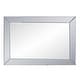 preview thumbnail 11 of 13, Allan Andrews Rectangular Wall Mirror with Mirrored Smoky Gray Wood Frame - 30.3/4" x 45.1/2" x 3/4"