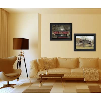 TrendyDecor4U Contemporary "Bridges" 2-Piece Vignette by Billy Jacobs