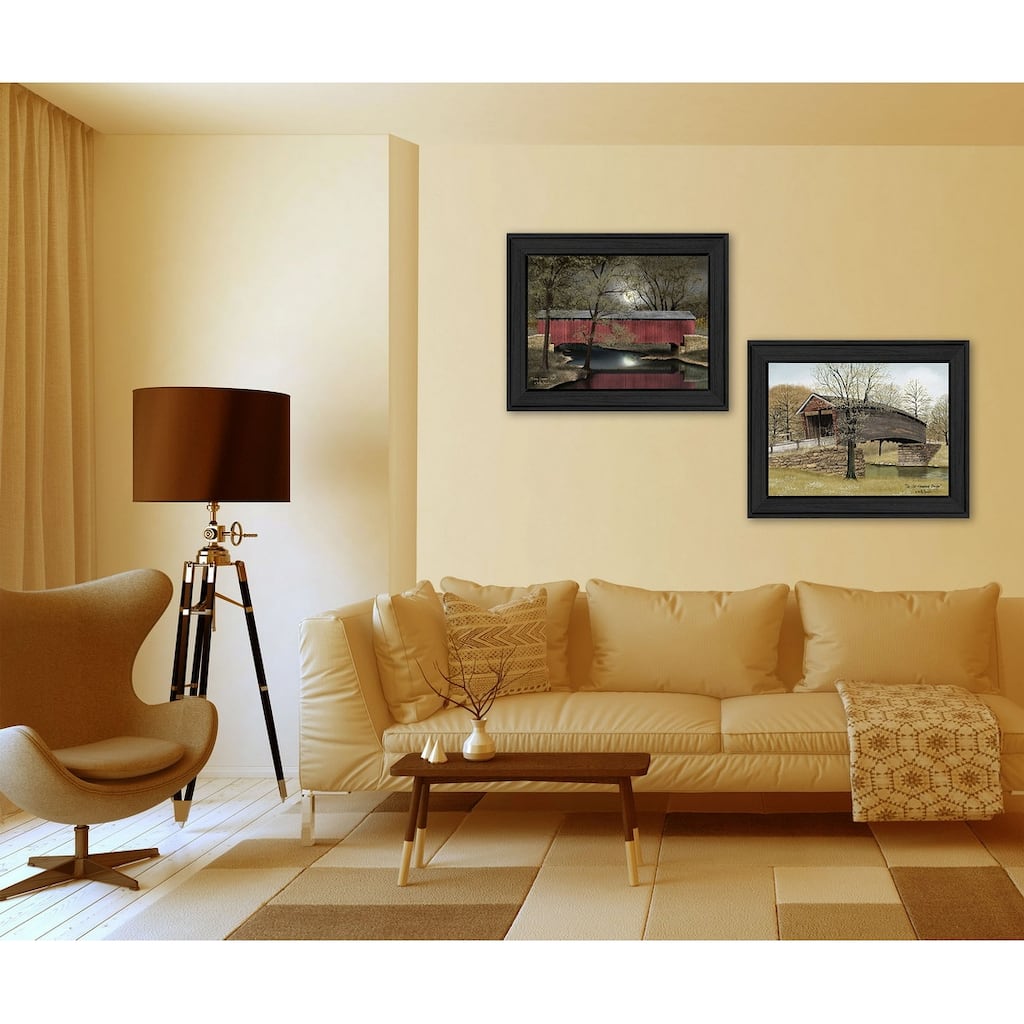 TrendyDecor4U Contemporary "Bridges" 2-Piece Vignette by Billy Jacobs