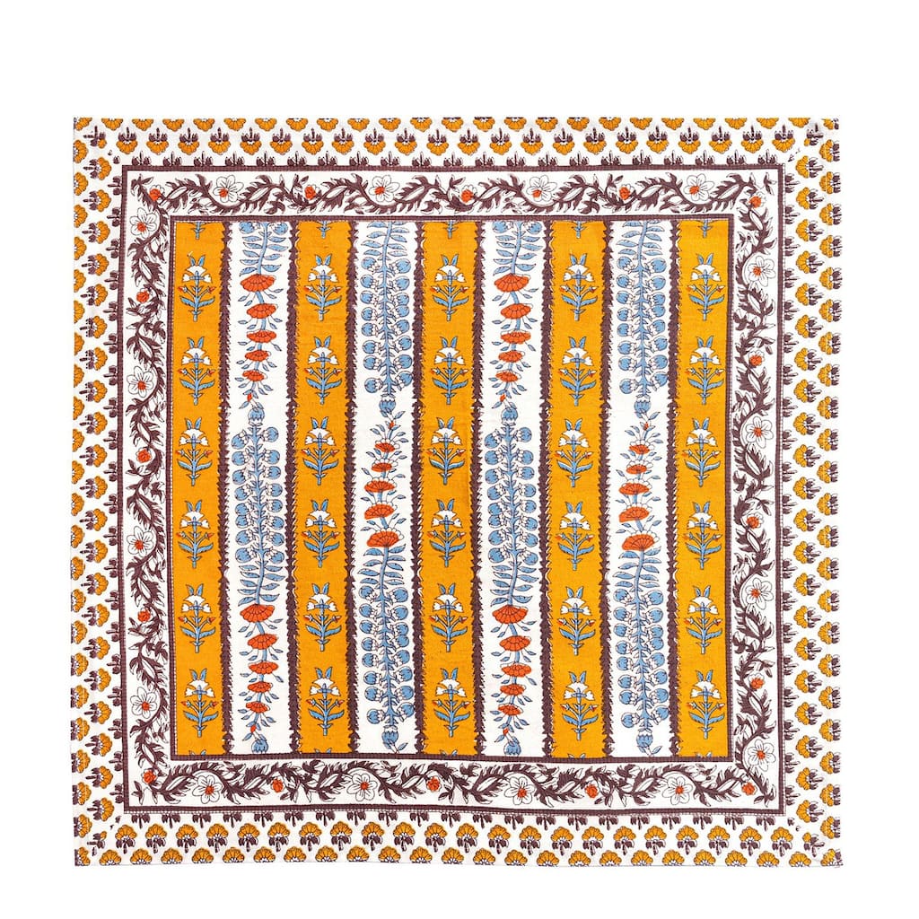 Couleur Nature Provence Avignon Napkins - Set of 6 - Dijon/Blue