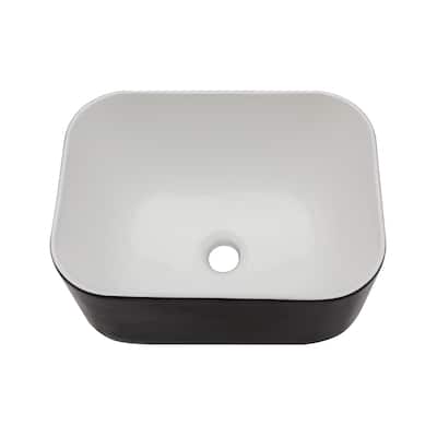16"x12" Ceramic Rectangular Sink