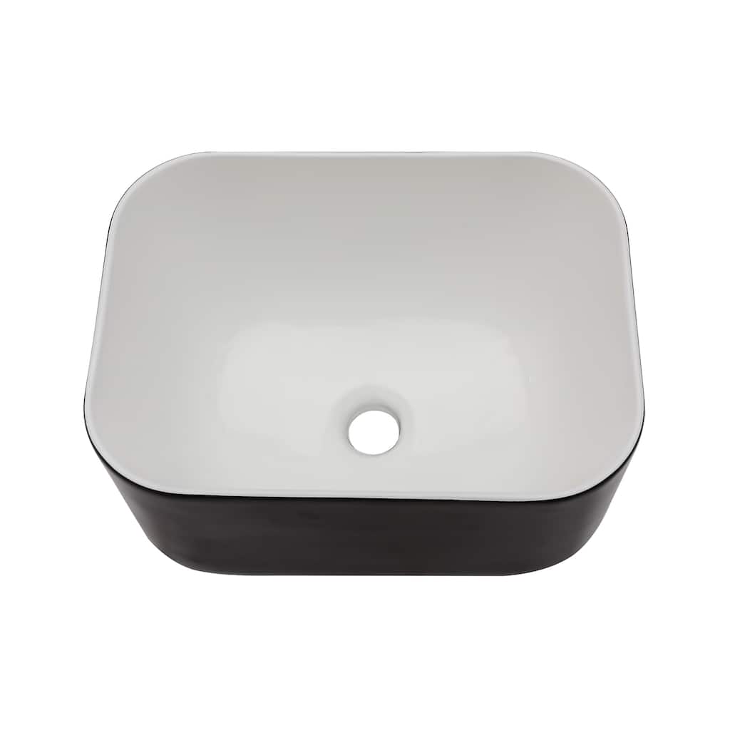 16"x12" Ceramic Rectangular Sink