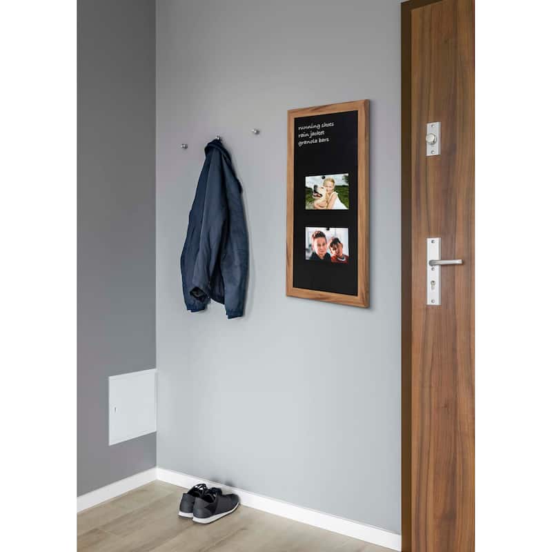 Black Framed Magnetic Chalkboard