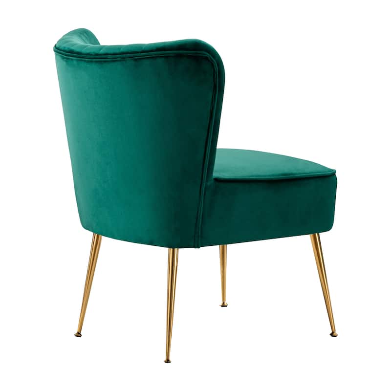 Haven Contemporary Velvet Upholstered Accent Chair