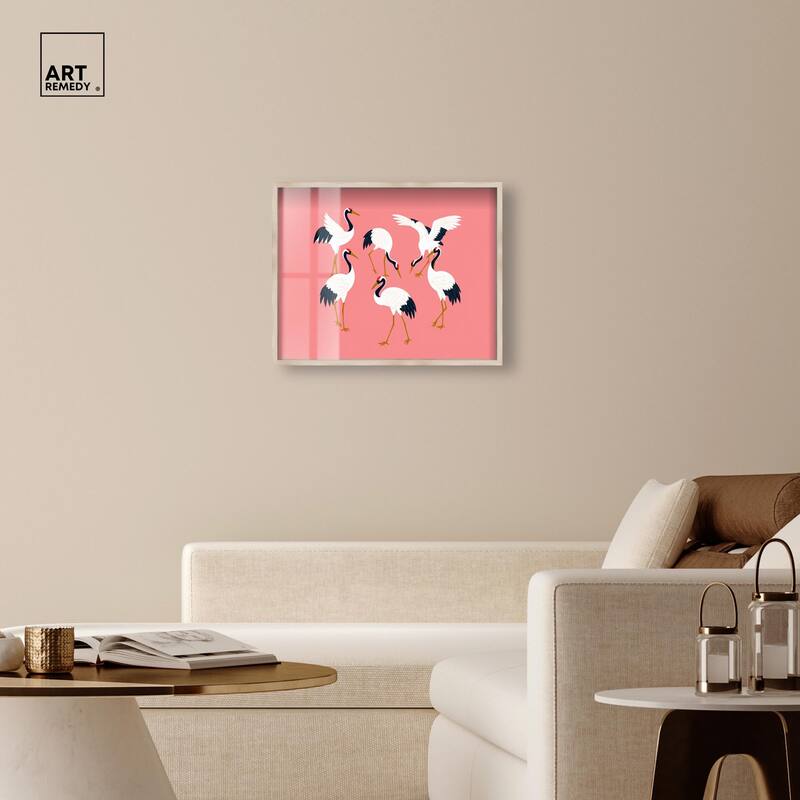 Crane Chorus Shadowbox by Art Remedy