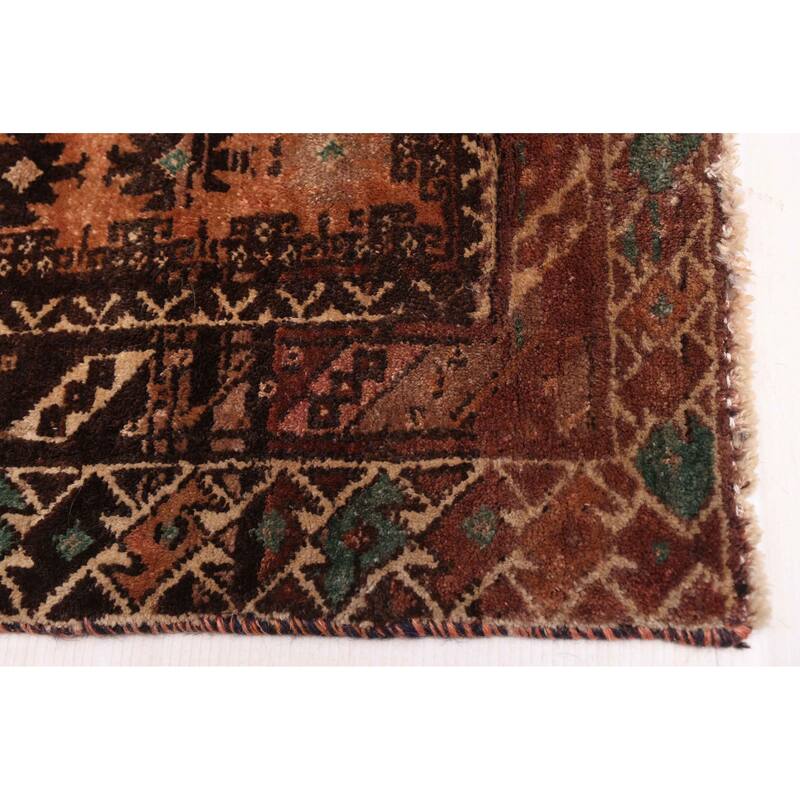 ECARPETGALLERY Hand-knotted Konya Anatolian Copper Wool Rug - 4'8 x 10'1