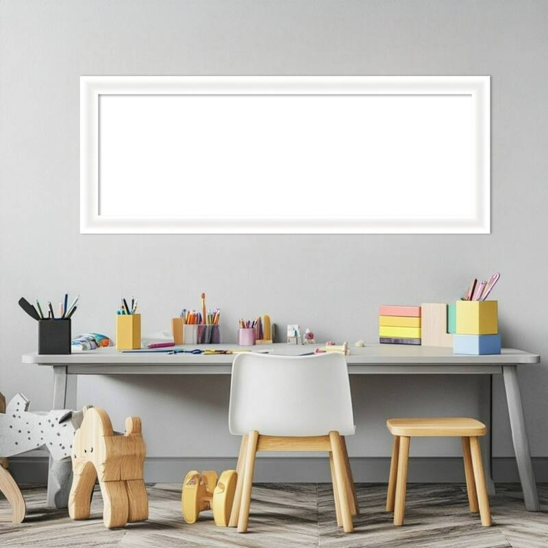 Oliver Narrow Framed Dry Erase Magnetic Board