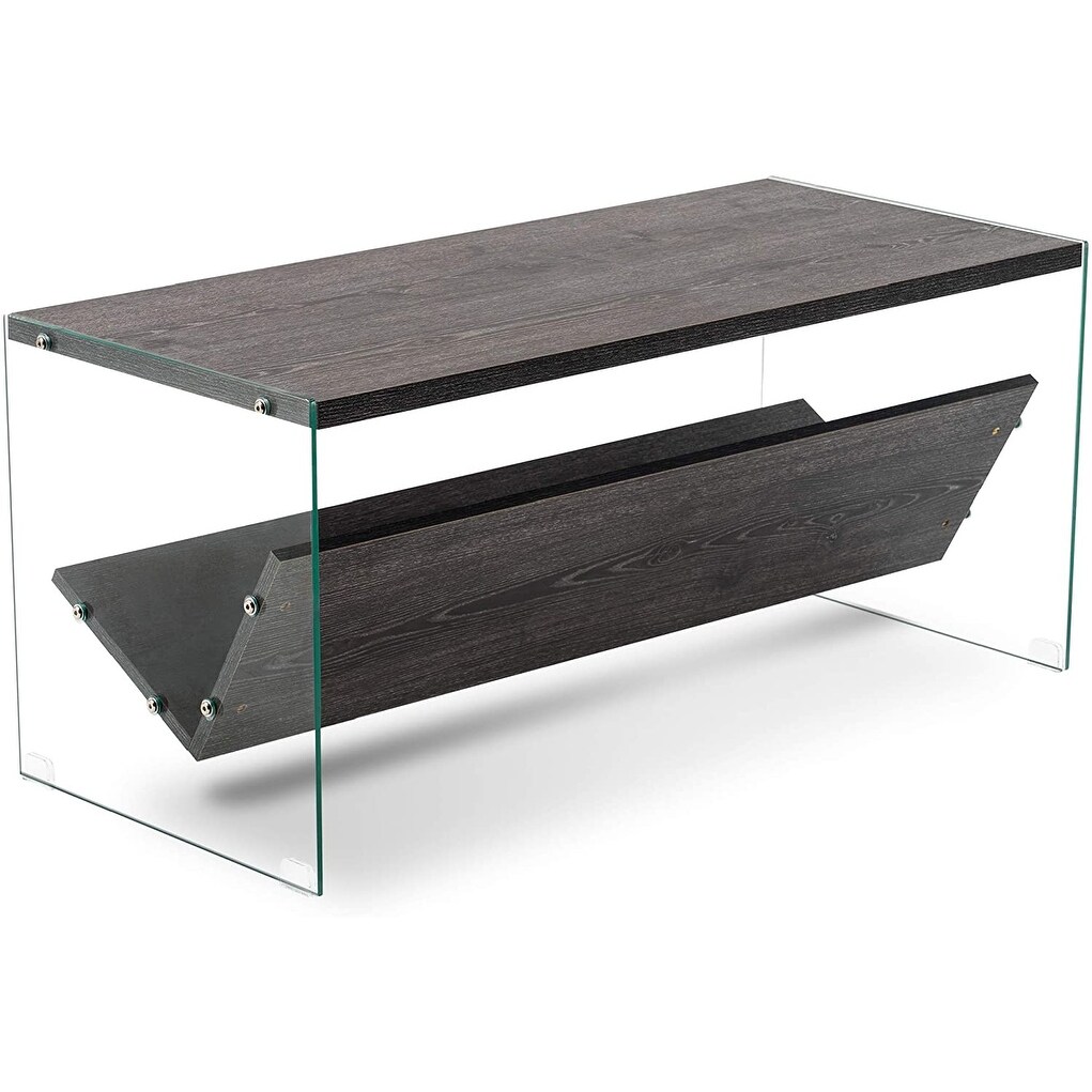 Wooden Coffee Table Cocktail Table For Living Room Small Space On Sale Overstock 32007000