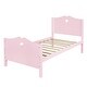 preview thumbnail 10 of 25, Stable and Stylish Wood Platform Bed Classic Design with Solid Pine Construction
