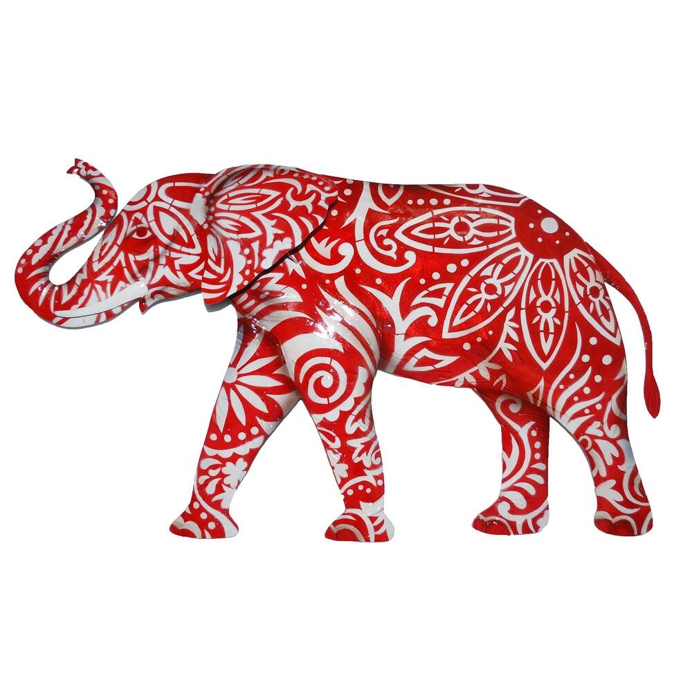 Capiz Elephant Wall Decor
