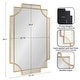 preview thumbnail 57 of 91, Kate and Laurel Minuette Traditional Decorative Framed Wall Mirror