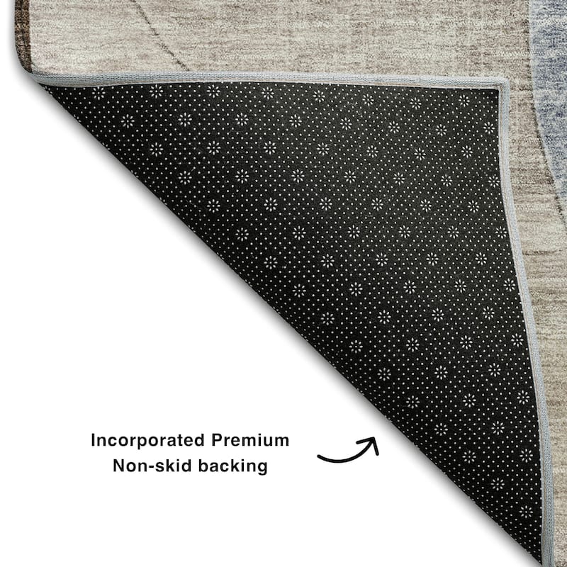 Premium Washable Super Soft Modern Geo Mayfield Rug