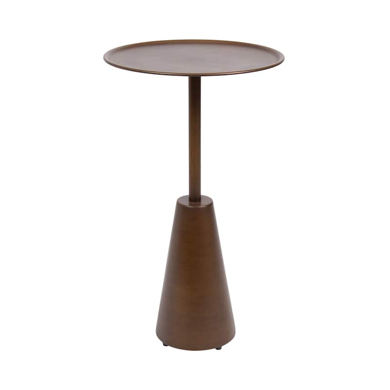 Kate and Laurel Sitara Round Side Table - 14x14x24 - 14x14x24 - Gold