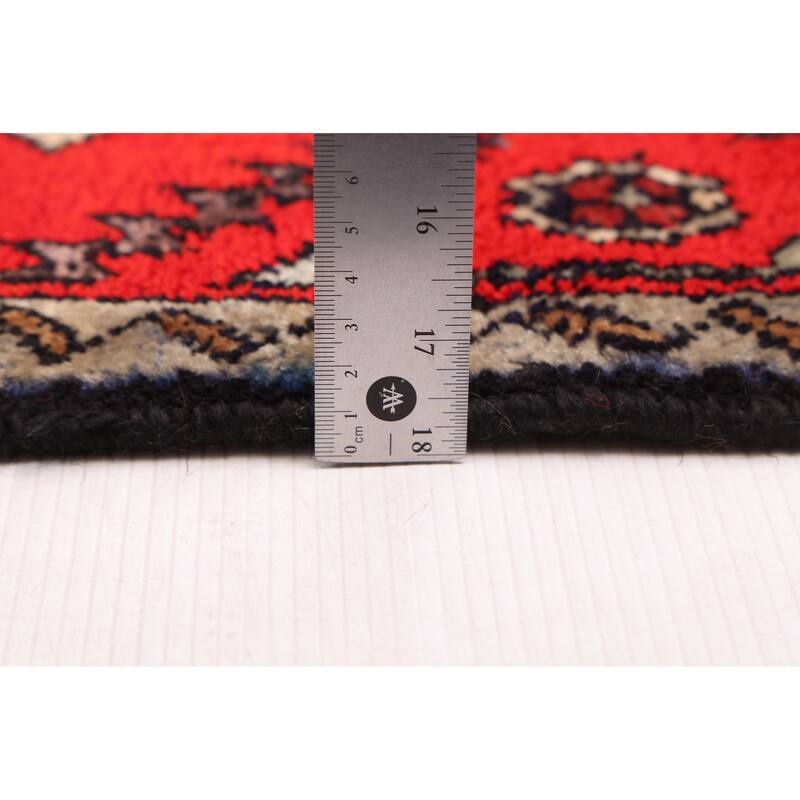 ECARPETGALLERY Hand-knotted Konya Anatolian Dark Red Wool Rug - 4'8 x 6'9