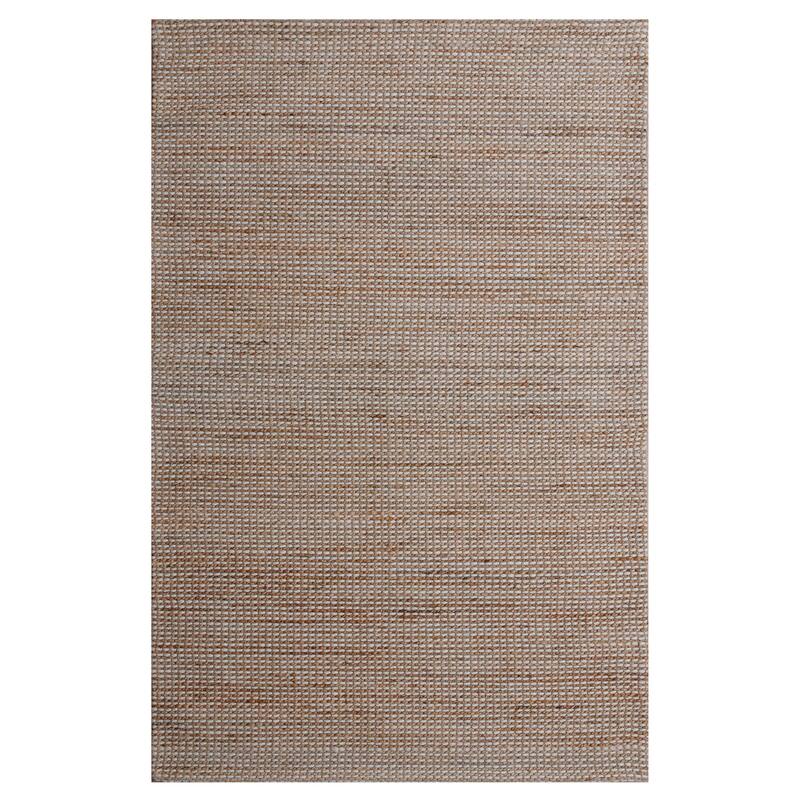 Sevita Farmhouse Jute and Wool Blend Indoor Area Rug - 5' x 7'9 - Beige