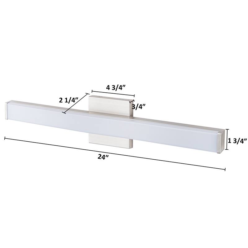 C Cattleya LED Vanity Bar Light Indoor Wall Sconce with Acrylic Shade