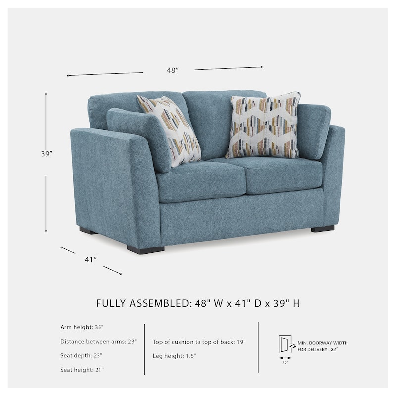 Signature Design by Ashley Keerwick Loveseat - 68"W x 41"D x 39"H