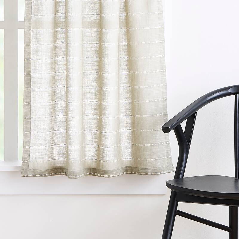 Martha Stewart Ava 3-piece Valance and Tier Set