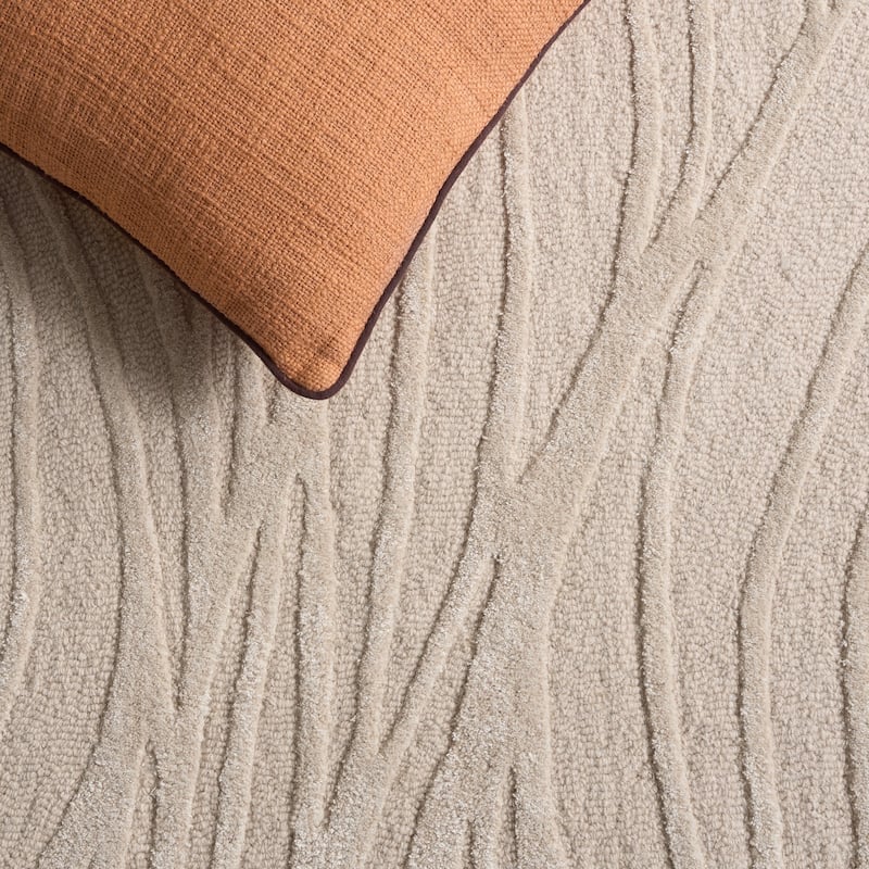 SAFAVIEH Handmade Glamour Fortunata Contemporary Wool Rug