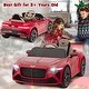 preview thumbnail 36 of 35, Costway 12V Licensed Bentley Bacalar Kids Electric Ride-on Car with - See Details
