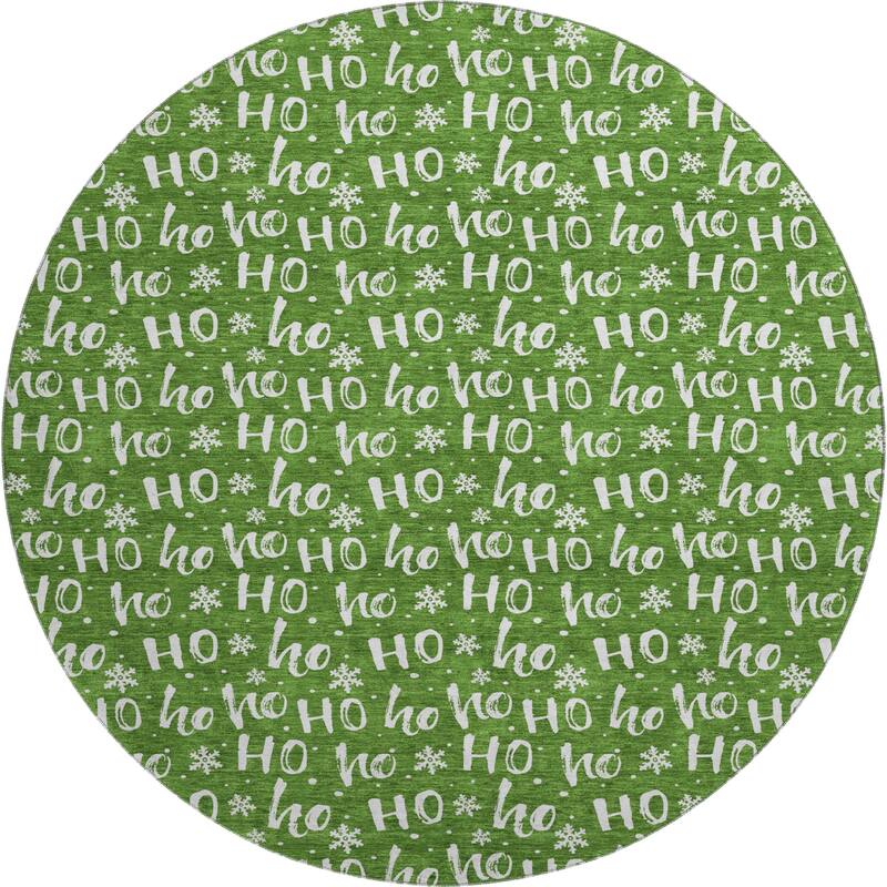 Premium Washable Super Soft Christmas Ho Ho Mayfield Rug