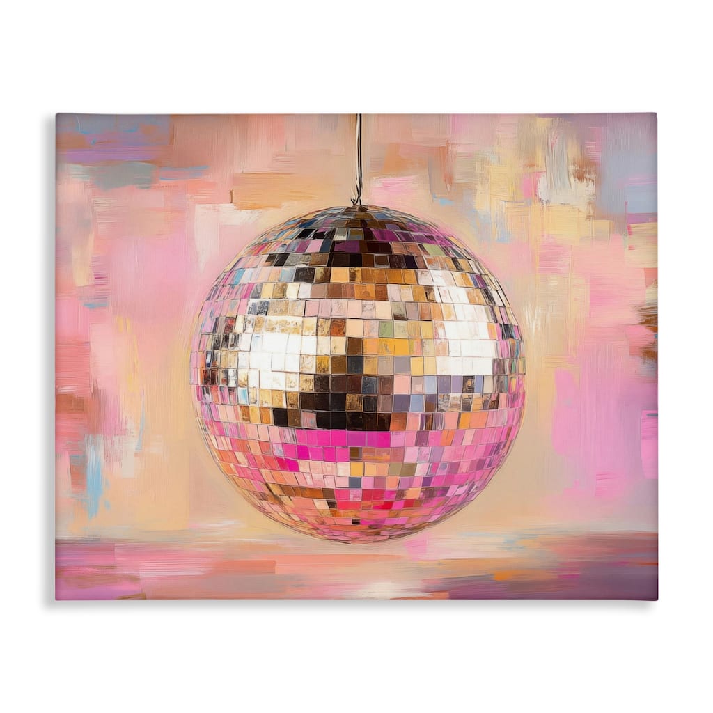 Stupell Mirrored Disco Ball Canvas Wall Art Design By Nini Art