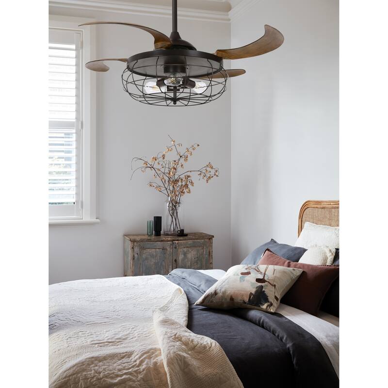 Fanaway Industri Oil Rubbed Bronze and Dark Koa 48-inch Ceiling Fan