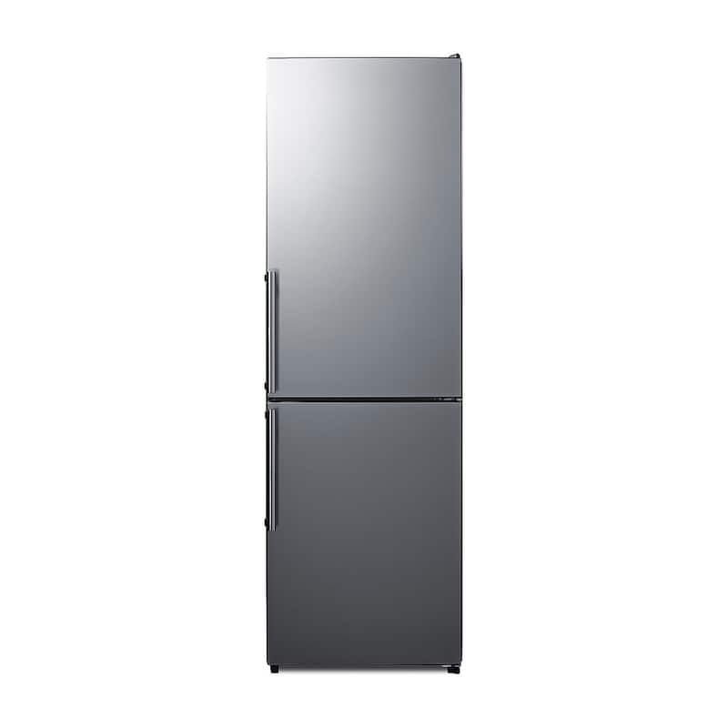 Summit FFBF235 24" Wide 10.8 Cu. Ft. Energy Star Certified Fingerprint - Stainless Steel