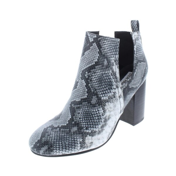 cut out block heel boots