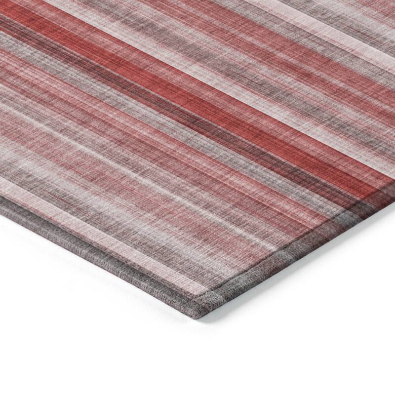 Naso Stripe Weather Resistant Classic Meets Modern Outdoor Rug