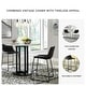 preview thumbnail 4 of 13, Signature Design by Ashley Centiar Black Bar Stool (Set of 2)
