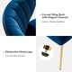 preview thumbnail 41 of 89, Aruna Accent Chair with Metal Legs 20''W X 19.5 ''D X 29''H by HULALA HOME